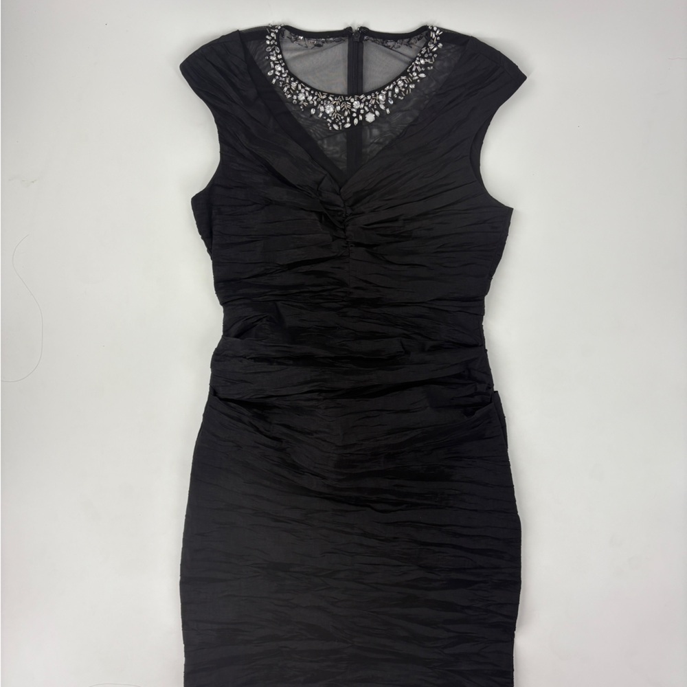 Collections By Lourea Crinkle V Shaped Cocktail Formal Dress- Size 8 - Picture 6 of 6